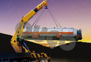 Crane Sreabhadh Teileascópacha Semi-knuckle Seirbhíse Dleacht Trom Trom