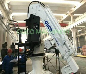 0.98t Ag Réimse Oibre 5m OUCO Folding Boom Crane Le Ardchaighdeán